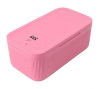 MeevrgR Boîte de rangement verrouillable - Boîte de sécurité en ABS pour téléphones, médicaments et objets de valeur 23,9 x 13,1 x 9,6 cm - Détox numérique et à l'épreuve des enfants (farine de fraise