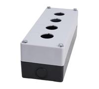 MeevrgR Boîtier de commande industriel étanche à l'eau et à la poussière avec 5 trous, plastique, 200 x 70 x 70 mm, blanc