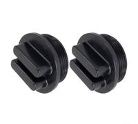 MeevrgR Bouchon de vidange de filtre de piscine 3,8 cm, filetage MIP avec joint torique de rechange pour Hayward SP1022C, compatible avec le système de piscine hors sol Clean Clear/Predator (noir)