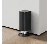 MeevrgR Butée de porte invisible anti-collision pour chambre à coucher sans perforation Convient pour une installation domestique Instructions d'installation 1 Sinon il ne fonctionnera pas 2 (Noir)