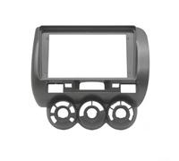 MeevrgR Cadre d'autoradio pour Honda Jazz City 2002-2008 - Cadre d'autoradio, panneau de façade gris de 22,9 cm avec harnais, kit d'installation stéréo de rechange (RHD)