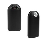 MeevrgR Chauffe-mains rechargeable avec lumière LED 5000 mAh portable pour camping, voyage, noir