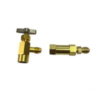 MeevrgR Clapet anti-retour ACME de 1,27 cm - Valve anti-retour unidirectionnelle en laiton - Style de perçage ou auto-scellant - Empêche le refoulement pour la distribution de petites bouteilles (A)