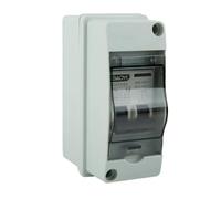 MeevrgR Combinateur solaire photovoltaïque avec interrupteur AC et disjoncteur miniature, étanche IP65, protection 6A à 125A