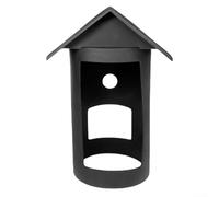 MeevrgR Coque de protection en silicone pour caméra Ring-Stick Up Cam-Plug-In - Housse extérieure imperméable anti-rayures et résistante aux intempéries - Noir - Compatible avec caméra de sécurité