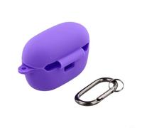 MeevrgR Coque en silicone pour écouteurs JBL Endurance Race 2, résistante aux rayures, étui de voyage léger pour salle de sport, course à pied, bleu (violet)