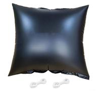 MeevrgR Coussin d'air d'hiver pour piscine hors sol - 120 x 120 cm - Housse de protection en PVC robuste avec cordes de 6 m pour éviter les dommages causés par la glace et l'accumulation d'eau