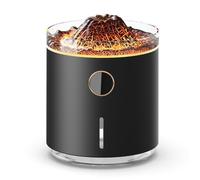 MeevrgR Diffuseur d'huile diffuseur d'air flamme 8 x 10 x 12 cm Le mode flamme air éjecte la fumée comme ce qui le rend très sûr et fiable, ce qui peut créer une atmosphère différente (noir)