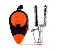 MeevrgR Dispositif de sauvetage de leurres - Attrape-appâts en acier inoxydable et corde PE de 30 m sans accroc, outil de pêche pour ménés, crayons, vibs système de récupération facile