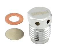 MeevrgR Disque de sécurité Burst pour vanne régulateur de réservoir de plongée 5000 PSI 3000 PSI, laiton chromé avec entretoise, argent