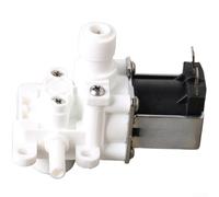 MeevrgR Électrovanne 2 voies 12 V pour toilettes intelligentes, valve d'entrée d'eau réduisant la pression en cuivre, plage de 0,02 à 0,8 MPa, alimentation CC 6,5 W, connexion à 2 ports