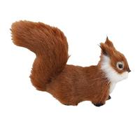 MeevrgR Figurine écureuil miniature en plastique Simulation Animal Decor