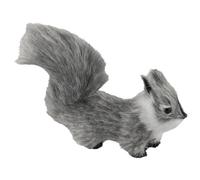 MeevrgR Figurine écureuil miniature en plastique Simulation Animal Decor