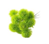 MeevrgR Fleur de pissenlit artificielle - Fleurs artificielles réalistes pour la décoration de la maison et des événements, tige unique en plastique durable avec options de couleurs vives (C127 vert)