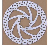 MeevrgR Frein à disque à 6 trous 160 mm ou 180 mm d'épaisseur 2,8 mm pour vélo électrique, scooter, véhicules électriques, boulons inclus, pour motos électriques (160 mm et 2,8 mm)