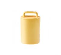 MeevrgR Grande boule de glace en silicone 65 mm pour sphères de glace transparentes - Design à fusion lente pour whisky, cocktails et boissons (jaune simple)