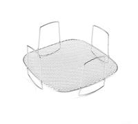MeevrgR Grille de friteuse à air en acier inoxydable - 20,5 cm - Multifonction - Pour four, cuiseur vapeur et friteuse à air - Qualité alimentaire - Haute résistance à la chaleur