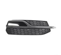 MeevrgR Grille de rechange OEM pour feux de brouillard A3 S-Line pour S3 2013-2016, finition noire en plastique ABS, convient pour le côté gauche ou droit, améliore l'apparence et la protection du