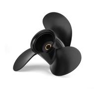 MeevrgR Hélice en aluminium 9x9 pour hors-bord Mercury 6 8 9.9 10 15HP - Noir 8-Spline OE 48-828156A12