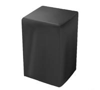 MeevrgR Housse de protection en tissu Oxford 420D pour haut-parleurs - Noir - Pour systèmes audio domestiques - Facile à nettoyer et à installer - Solution de rangement peu encombrante - Plusieurs