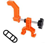 MeevrgR Indicateur de vérin de roue de vélo - Jauge d'alignement des rayons en ABS avec sangle en caoutchouc, pas besoin de retirer la roue (orange-A)