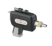 MeevrgR Jeu de tournevis à cliquet avec poignée magnétique, rotation à 180 degrés, 14 embouts pour espaces étroits, étui portable compatible avec ceinture (gris)