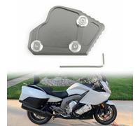 MeevrgR K1600GT Plaque d'extension de béquille latérale GTL 2011-2015 CNC Billet d'aluminium Grand pied pour une meilleure stabilité sur sol doux et inégal