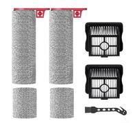 MeevrgR Kit brosse et filtre pour aspirateur Eureka RapidWash NEW730/NEW730BK rouleau en microfibre haute densité + filtre HEPA + brosse de nettoyage