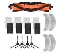 MeevrgR Kit d'aspirateur E20 Plus, kit d'entretien pour robot aspirateur, brosse principale, brosses latérales, filtres serpillères, ensemble de remplacement pour modèles Mova E10 E20 Plus
