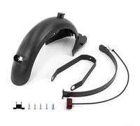 MeevrgR Kit de garde-boue avant et arrière avec feu arrière LED pour scooter NINEBOT MAX G30, protection contre les éclaboussures en ABS + PC, support renforcé, housses latérales pour une conduite