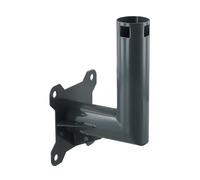 MeevrgR Kit de montage mural pour plat rectangulaire Starlink V2, compatible avec Gen 2 - Support en acier inoxydable pour installation murale courte, noir, 190 x 110 x 110 mm