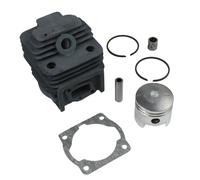 MeevrgR Kit de piston de cylindre de 44 mm pour TL52 BG520, kit de remplacement de moteur en alliage d'aluminium avec piston pour anneau, 7 pièces avec circlip et goupille