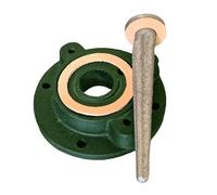 MeevrgR Kit de remplacement de pompe de type 75 en caoutchouc de silicone avec piston, valve de piercing de nez, deux joints en caoutchouc de silicone et un ensemble de deux boulons (vert foncé)