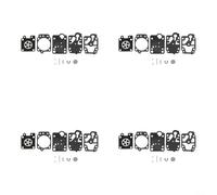 MeevrgR Kit de réparation et joints de carburateur pour Echo P003002230 CS-350P CS-550P PB-500 PB-500H, K10-WLA Kit d'entretien pour souffleuse à feuilles et tronçonneuses (4 ensembles)