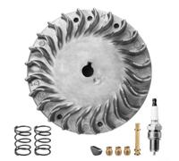 MeevrgR Kit de volant d'inertie en aluminium pour moteurs 212 cc compatible avec les moteurs Tilly 224 cc 5,5 HP 6,5 HP et clone 196 cc avec ressorts de valve de flux d'air améliorés