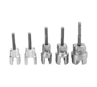 MeevrgR Kit d'outils de filetage pour perceuse électrique 5 pièces - 1/2", 3/4", 1" - Enfile-aiguille interne et externe - Têtes métalliques robustes