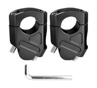 MeevrgR Kit rehausseur de guidon de moto pour Honda, Kawasaki, Suzuki, 40 mm de hauteur et 18 mm, colliers de serrage en alliage d'aluminium CNC pour barres de 22 mm