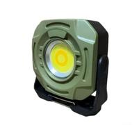 MeevrgR Lampe de poche porte-clés rechargeable 2400 lm - Mini lampe de travail 5000 mAh - Température de couleur réglable - 28 h d'autonomie - Puissance de 100 W pour camping, réparations (vert)