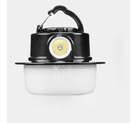 MeevrgR Lanterne de camping LED rechargeable avec charge rapide de type C, projecteur double mode et projecteur pour utilisation en extérieur, éclairage portable à 360 degrés en noir