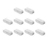 MeevrgR Lot de 10 capteurs intelligents pour capteur de température et d'humidité ZigBee - Synchronisation 30 minutes avec température ambiante - Compatible avec HomeKit et pour les deux plateformes -