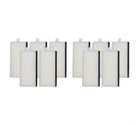 MeevrgR Lot de 10 filtres pour aspirateur robot - Matériaux de qualité supérieure et finition soignée - Pour Conga 7490, Genesis, 7490 et X-Treme