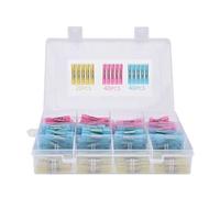 MeevrgR Lot de 100 connecteurs thermorétractables 10-22 AWG avec doublure en polyoléfine pour épissure de fil étanche, connecteurs à sertir sans couture pour automobile, marine, bateau, camion, stéréo