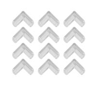 MeevrgR Lot de 12 tables d'angle en caoutchouc transparent pour meubles en métal et bois - Convient pour la maison tels que les terrasses, les placards et plus encore tels que le bois