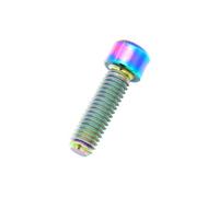 MeevrgR Lot de 2 boulons de manivelle en alliage pour Shimano pour pédalier de vélo - Vis de fixation de frein à disque M6 x 18 mm et M6 x 25 mm