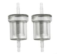MeevrgR Lot de 2 filtres à carburant diesel transparents - Longueur 77 mm, tuyau ID de 4 mm pour chauffage Eberspacher pour camping-car