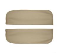 MeevrgR Lot de 2 housses d'accoudoir de console centrale beige en cuir synthétique de rechange pour BMW X5 E70 2008-2013 et X6 E71 2008-2014, protection d'accoudoir de cabine avant