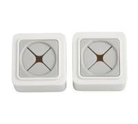 MeevrgR Lot de 2 porte-torchons à pousser - Clips de rangement efficaces pour essuie-mains dans la cuisine (carré)