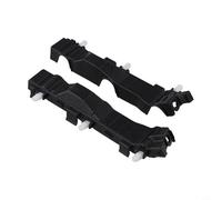 MeevrgR Lot de 2 supports de pare-chocs avant gauche et droit pour Kia Rio 2018-2020 en plastique noir OEM 86513-H9000 86514-H9000