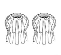MeevrgR Lot de 2 tamis réglables pour gouttière de 87 mm à 100 mm, protection des feuilles pour éviter les débris et garantir un bon débit d'eau