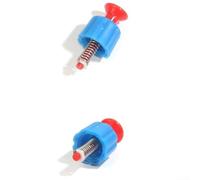 MeevrgR Lot de 2 valves de décharge de pression pour compresseur d'air pour pulvérisateurs à dos, compatibles avec les réservoirs de 3 L/5 L/8 L, pièces de rechange en polypropylène (bleu)
